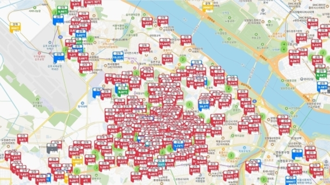 전세 사기 휩쓴 경매 지도...온통 빨간 지뢰밭